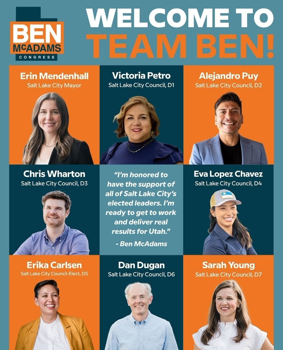 alisha_ann94's tweet image. Well Erin Mendenhall is not running for Congress based on this.

But also what if we had someone that actually supports a women's right to healthcare in office which Ben has publicly said he basically does not....

#utpol