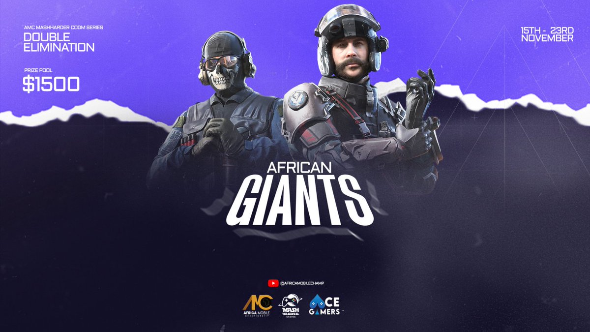 We Don't rest over here, diving into another action packed tournament African Giants   
#AfricanGiants