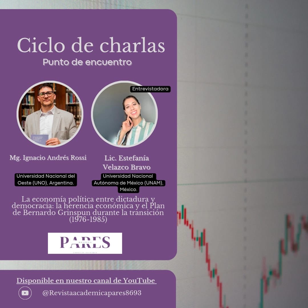 ¡Buenas tardes! Ya se encuentra disponible en YouTube, la charla: “La economía política entre dictadura y democracia: la herencia económica y el Plan de Bernardo Grinspun durante la transición (1976-1985)", a cargo de la Mg. Ignacio Andrés Rossi

youtu.be/mj-z4SvO2vw?si…
.
.
.