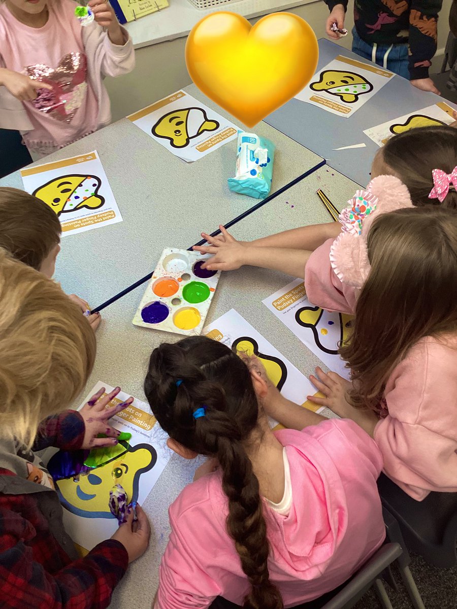 We’ve had a wonderful day celebrating Children in Need! 💛

The children enjoyed a range of fun, themed activities.

✨ Thank you so much for all the beautiful non-uniform outfits 👕✨ and your £1.00 donations 💷. 

Your support helps make days like this so special.

🌈🌟