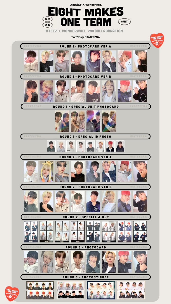 ATEEZ Wonderwall コラボカード Ateez 
