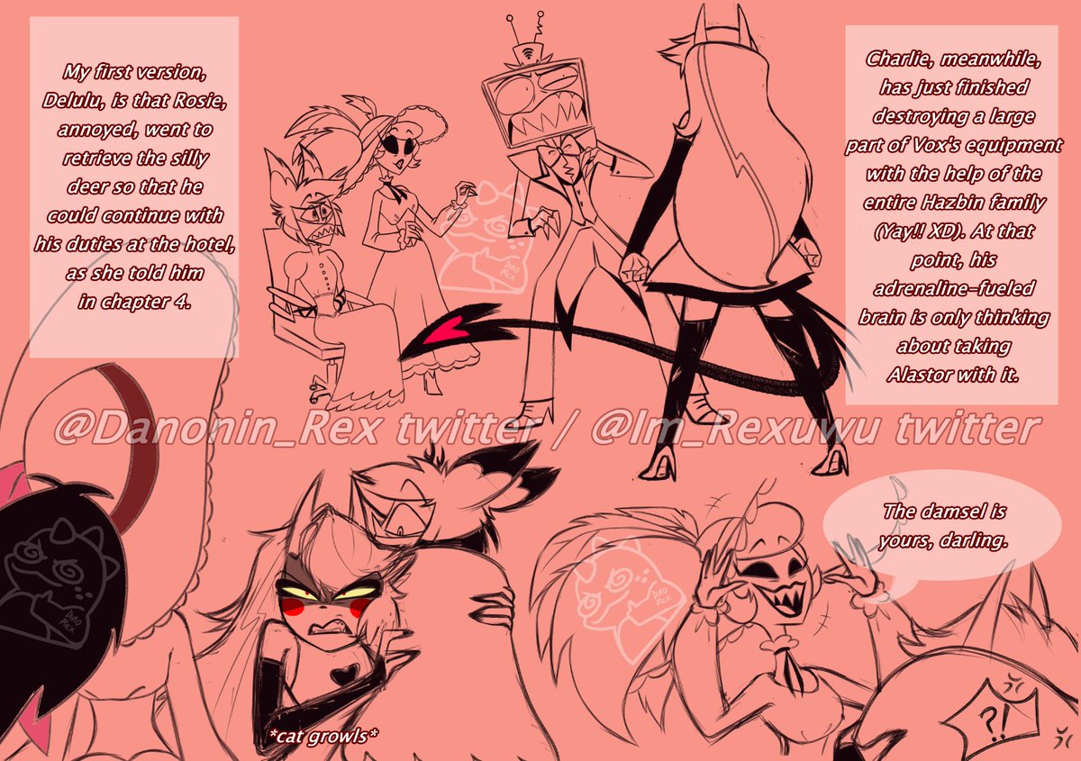 The rescue 🤭❤️‍🔥🦌🌈✨🫶😊 #charlastor #radiobelle