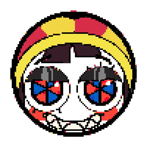Samica_R's tweet image. SO UMM I DID A THINGY :3 Based off the Glitch racing game, evil pomni icon! Both canon and more fanon eyes! Original in the comment!

#TADC #TheAmazingDigitalCircus #theamazingdigitalcircusfanart