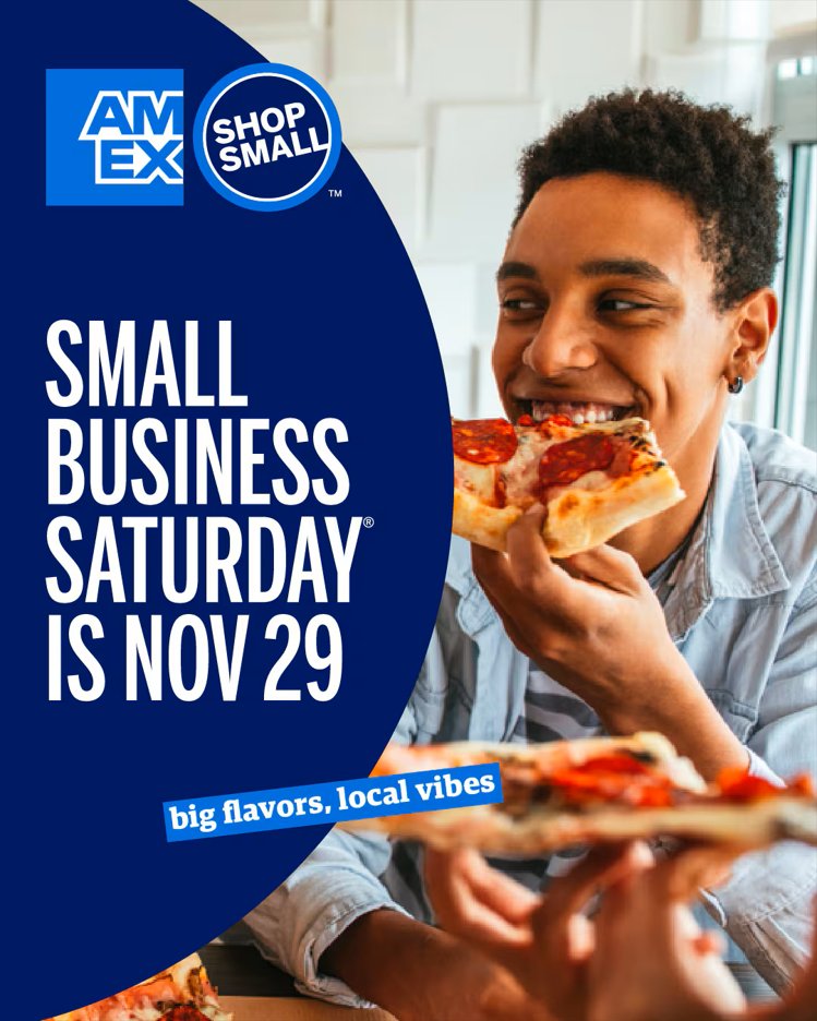 Whether it’s your favorite café, bakery or local diner—small restaurants add flavor to our communities. 🍴 This #SmallBizSat, dine local and savor every bite!

#AmexSBSChampion #DineLocal #ShopSmall #SBDC