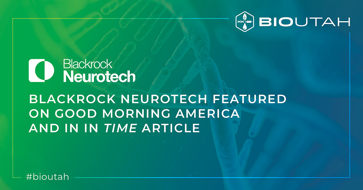 BioUtah's tweet image. 🧠 Blackrock Neurotech in the spotlight! Nathan Copeland, a Blackrock Neurotech BCI user, showcased on Good Morning America! 📰 TIME notes BCIs are now life-changing, with 50+ implantations. Congrats, Blackrock team! 🚀#Neurotech #LifeSciencesInnovation #BrainComputerInterfaces
