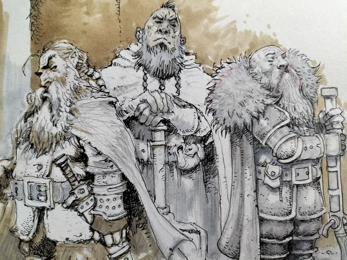 MARCINsRPGart's tweet image. Thirteen barrels of ale went missing from the miners supply depot.
🤔
Quest idea 

#ttrpg #ttrpgart #ttrpgartist