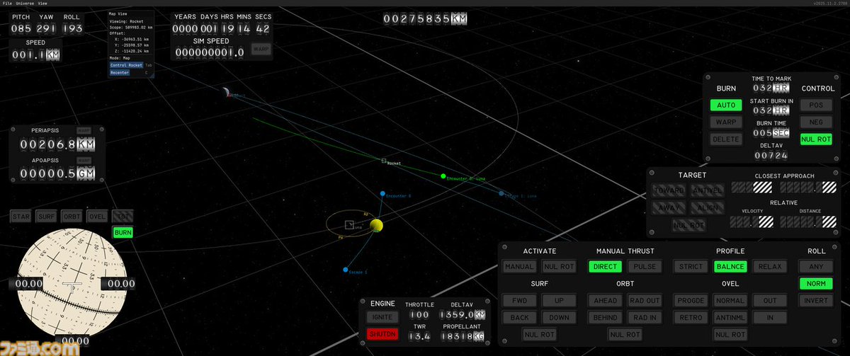 famitsu's tweet image. 今度は子猫と宇宙開発！　宇宙開発シム『Kerbal Space Program』ディレクターがMod開発者や元宇宙飛行管制官とタッグを組んだ『Kitten Space Agency』がプレα版を無料公開
famitsu.com/article/202511…

プレイは無料で可能で開発費支援も可能。ただしSteamには（少なくとも当面は）来なさそう
