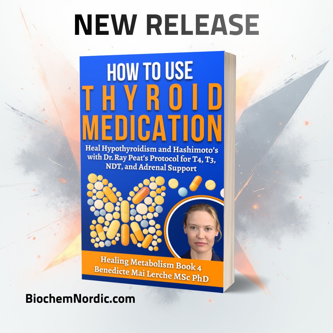 I’m thrilled to share that my book "How to Use Thyroid Medication" has officially been released on Amazon! 📷📷
This new book is the culmination of years of research, client work, and the insights I gained while learning from Dr. Ray Peat.

Learn more: amzn.to/49lQce3