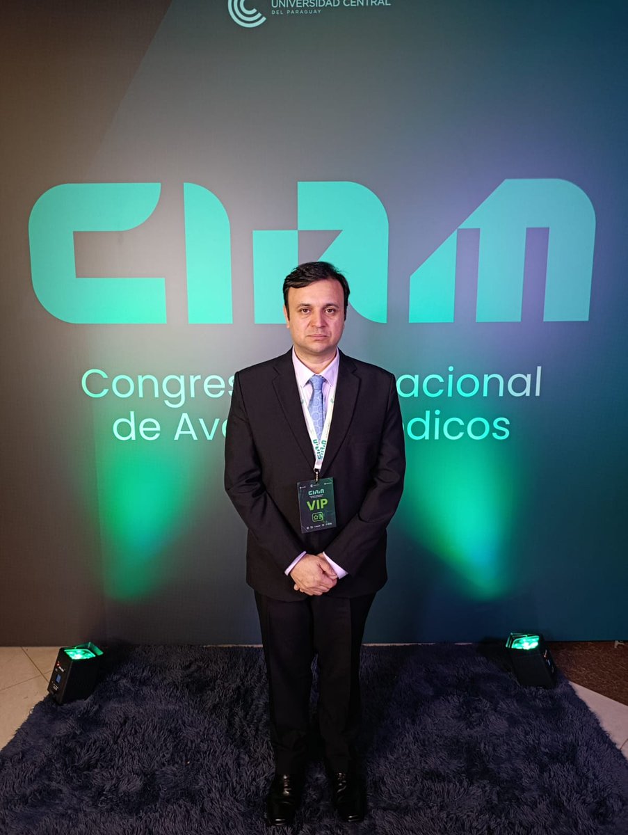 FranjaviColR's tweet photo. Me complace compartir que he participado en el CIAM 2025 en calidad de Coordinador del Núcleo de Investigación y Examinador del Concurso de Investigación en la Universidad Central del Paraguay. Agradezco profundamente el reconocimiento. @becalpy @EEsp01 @AndreaMPicaso https://t.co/iuY8Y3Naha