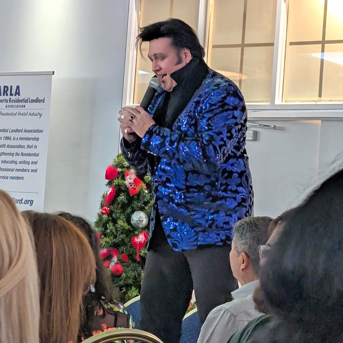 Santa couldn't make it but look who showed up at the ARLA AGM Christmas Luncheon for some Jingle Bell Rock!! 🎤