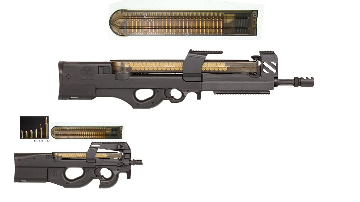 You know what,

*chambers your P90 in 7.62*