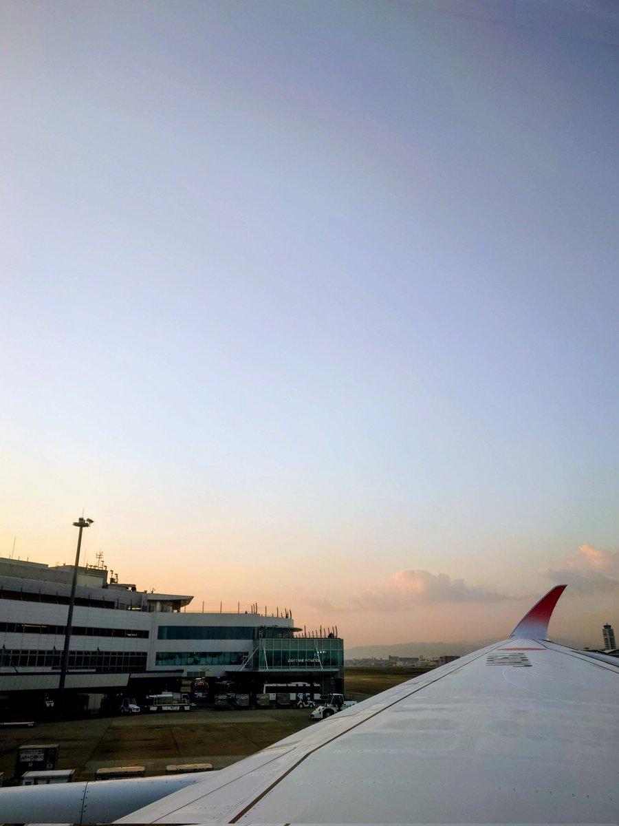 澄み渡る今朝の空。
穏やかなフライトになりそうです🛩️

#イマソラ