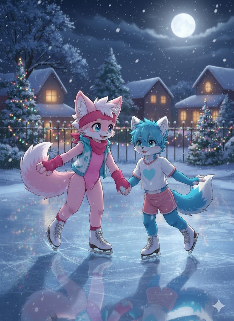 🎄"Let's go skating together~⛸️🥰
Leo's hand is so warm!❤️"🎄
*
🎄「スケート、一緒に滑ろう～⛸️🥰
レオの手、あったかいね！❤️」🎄

#Shota #Yaoi #Gay #ショタコン #ショタ #AIart #NathanXLeo

<a href="/leocat0AI/">Ł€Ø VΔŁ€ŇĆƗΔ</a>