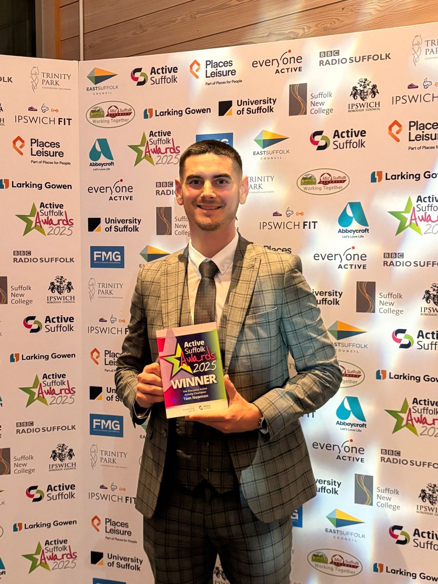 BurtonEnd's tweet image. Huge congratulations to Mr Newman who has been crowned Active Suffolk’s Activity Champion of the Year.  A fantastic achievement that is thoroughly deserved.  Well done and thank you Mr Newman.