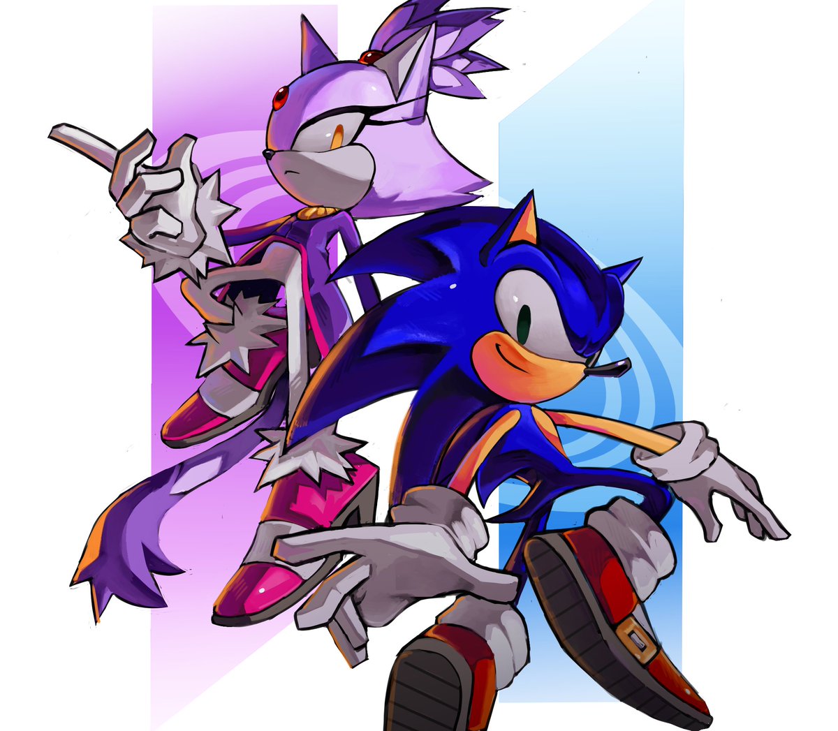 Back 2 Back (Happy 20th Anniversary to Sonic Rush!)
#SonicTheHedgehog