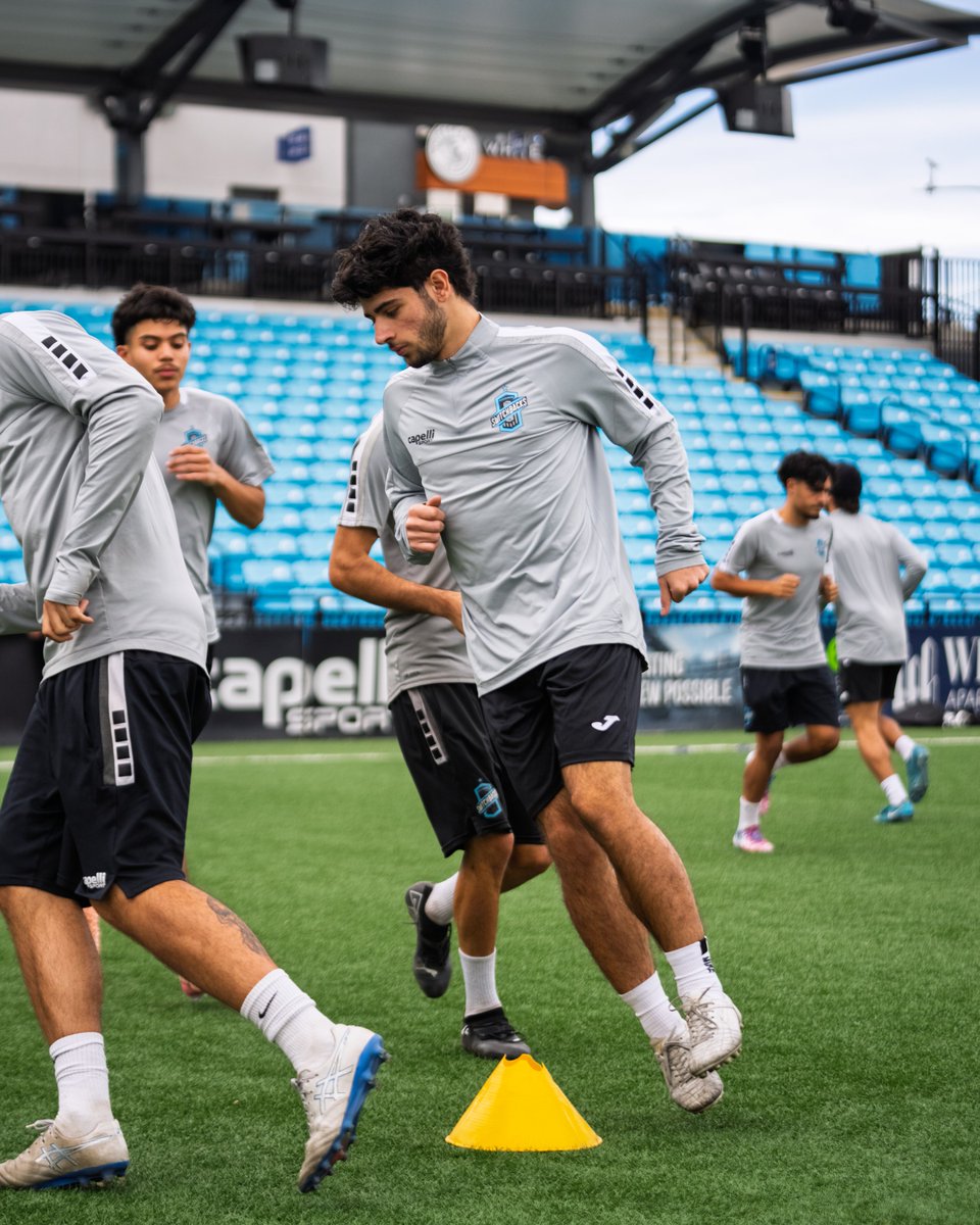 SwitchbacksFC's tweet image. Switchbacks II getting ready for Sunday&apos;s final 🔥

#switchbacksfcII #coloradosprings