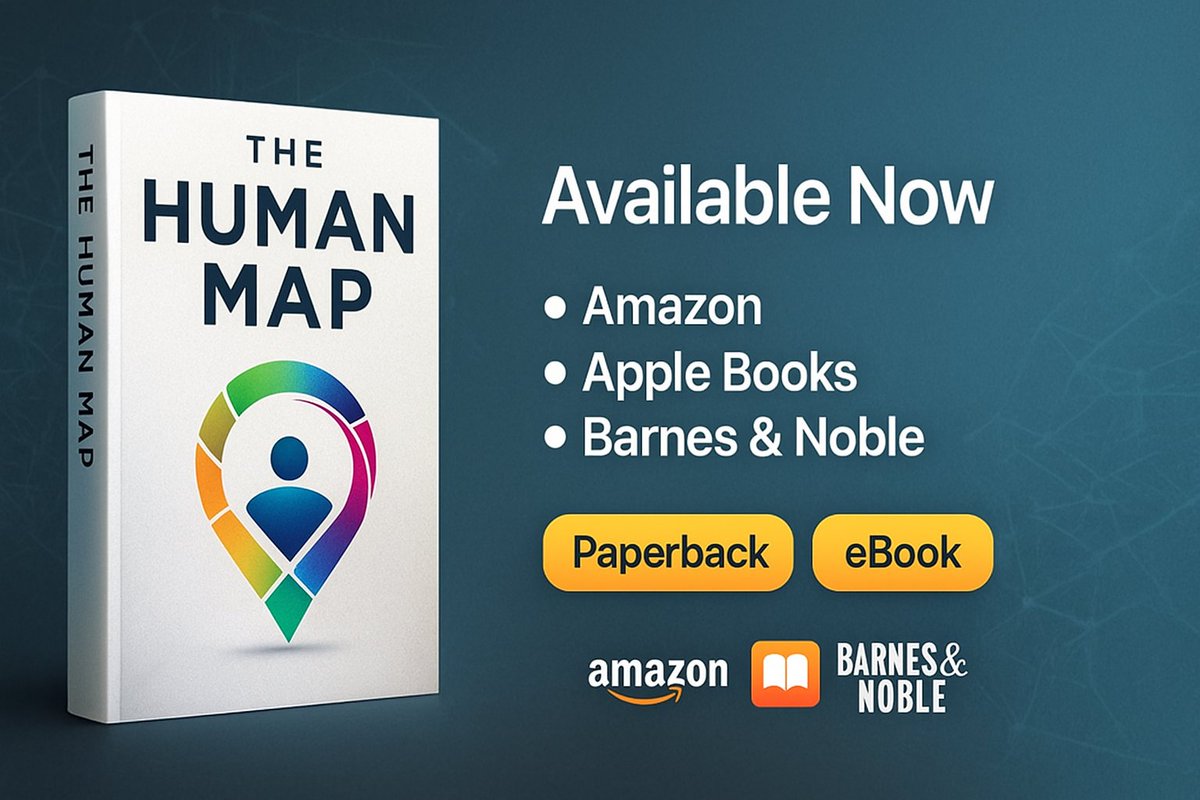 PatriotHQ7's tweet image. Teams don’t fail because people are weak — they fail because the system is broken. The Human Map shows how to see the hidden patterns shaping trust, conflict &amp;amp; performance. Available everywhere: Amazon, Apple Books, B&amp;amp;N. #Leadership #SelfDevelopment #HumanMap