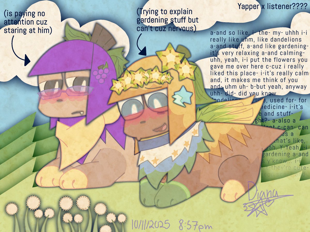 I forgot to post this shit here anyway Grape x Starfruit yes yes
I tried doing that paper style but failed miserably

Anyway happy biday penis Paige 😁😁😁 <a href="/paiges_stuff/">paige‼️</a>