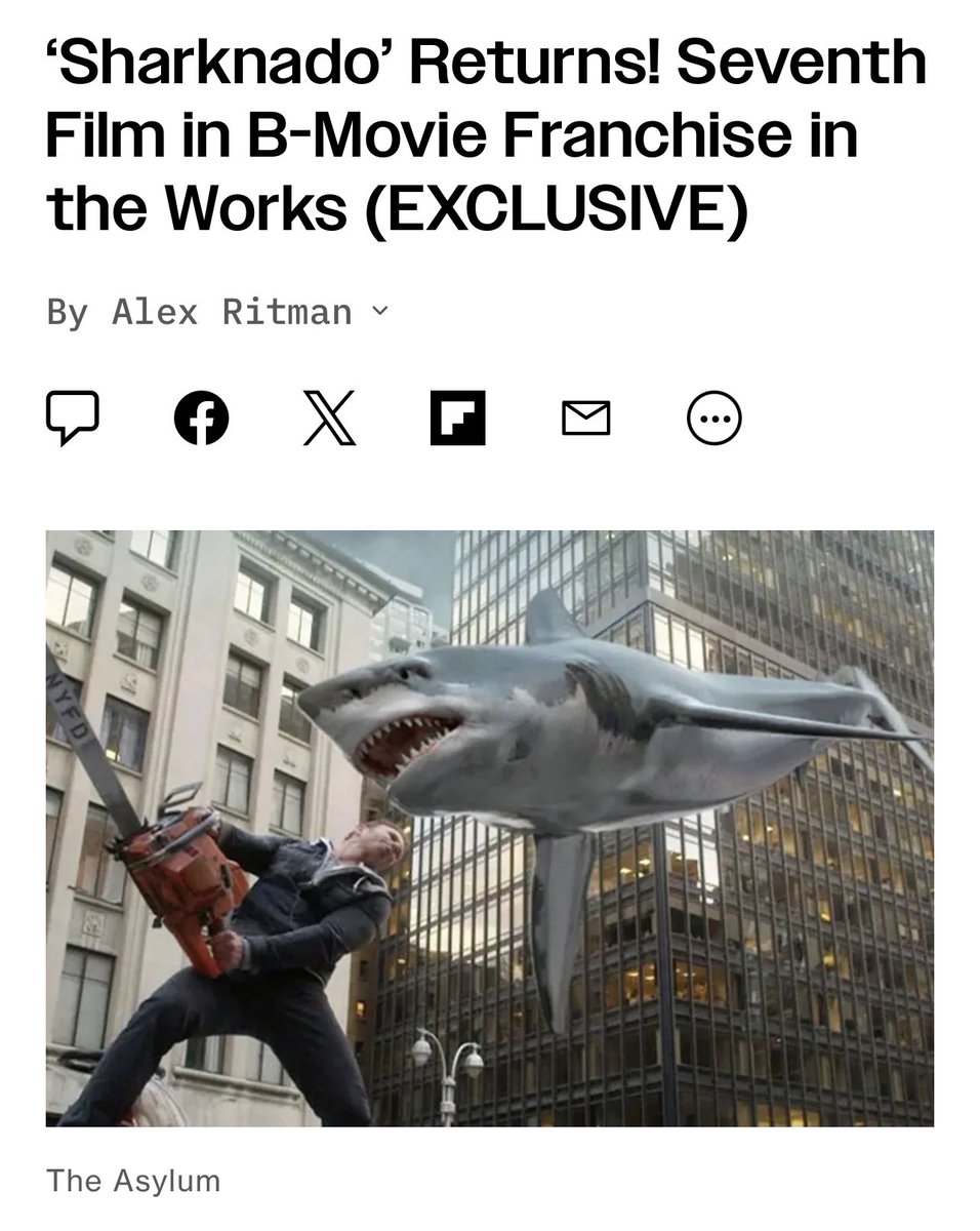 シャークネード新作出るのぉ！？