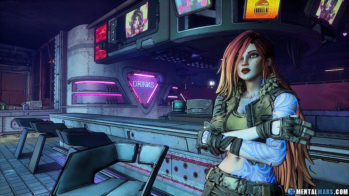 borderlands4HQ's tweet image. How good does long-haired Lilith look? 

(image from @MentalMars)