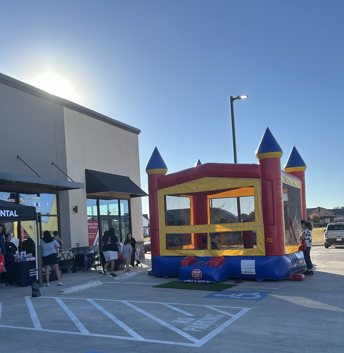 Mix 100.3 is out at Rodeo Dental 4501 114th! Come out for the party and fun!