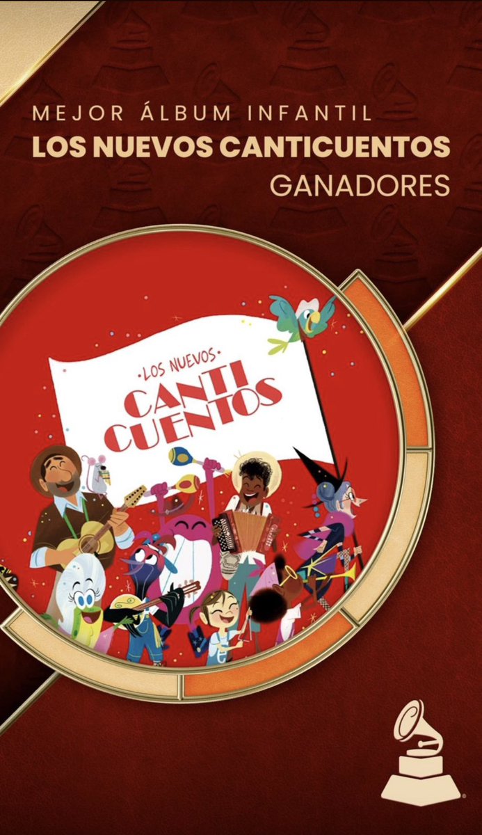 Estamos felices de llevar un poquito de Boyacá a los Latin Grammy. Hacemos parte de Los Nuevos Canticuentos ganadores en mejor disco Infantil. Pusimos la carranga, la ruana, el tiple y la guacharaca y nuestras voces junto a la de Juanes. <a href="/CarlosAmayaR/">Carlos Amaya 🌻</a> <a href="/SeCulturaBoyaca/">Secretaría de Cultura y Patrimonio de Boyacá</a>