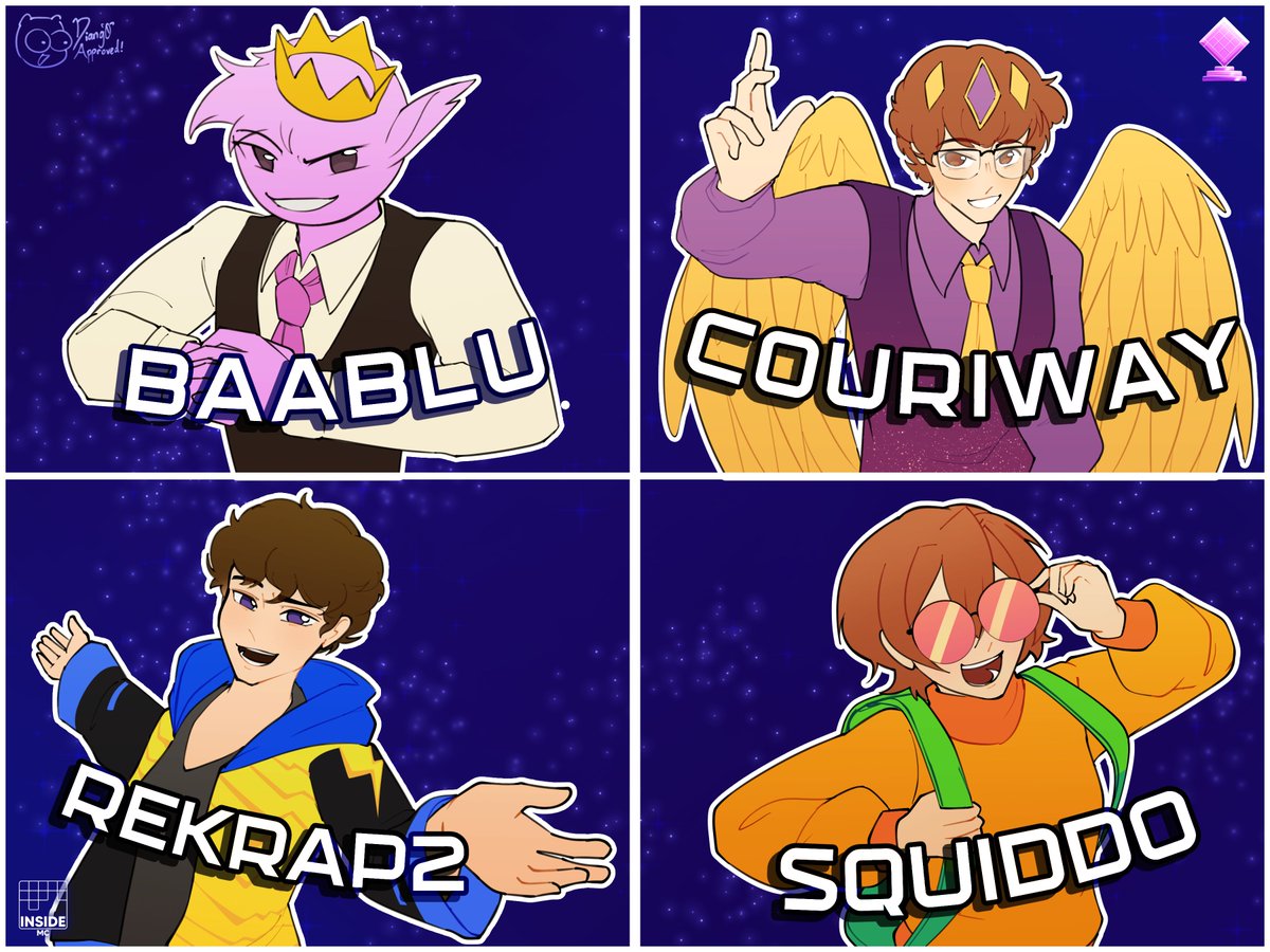 We're very pleased to announce the final 4 nominees for the "YouTuber Of The Year"

Consisting of:
- BAABLU
- COURIWAY
- REKRAP2
- SQUIDDO

Be sure to vote for the youtuber of the year for #TheCTA! 🤝