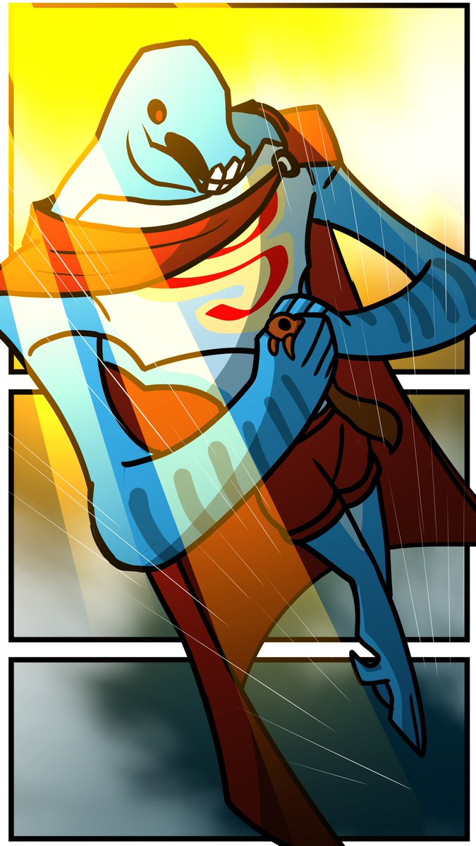 A sicko tried to test if the myth is tru that the squirrel could die of starvation before hitting the ground. Luckily the friend of all Superman came in and saved the little bro. 

Also the design is cool and wanted to try