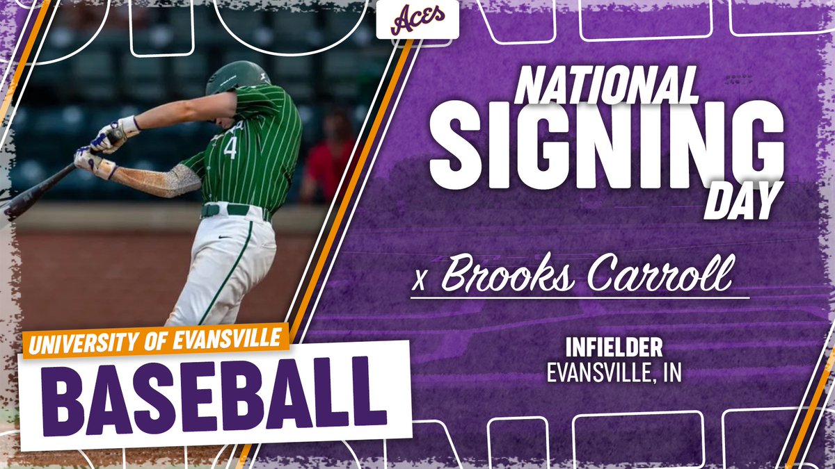 𝑾𝒆𝒍𝒄𝒐𝒎𝒆 𝒕𝒐 𝑨𝒄𝒆 𝑪𝒐𝒖𝒏𝒕𝒓𝒚 🟣⚪️

Brooks Carroll is staying home!

⚾️ #ForTheAces x #GUAC 🥑