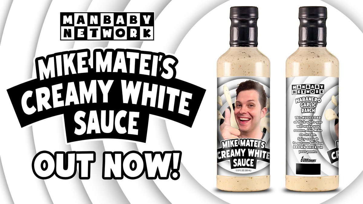 Mike_Matei's tweet image. COME and get my Creamy White Sauce. Perfect gift to give Grandma for Christmas. Or for your own personal satisfaction. 
retroware.com/products/cinem…