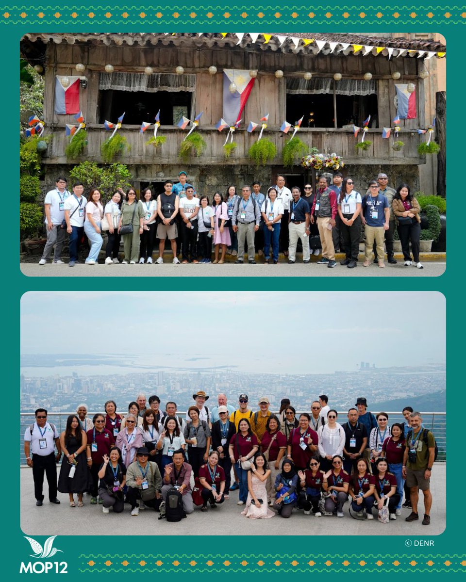 EAAFP's tweet photo. Field-trip vibes before the final plenary of #EAAFP #MOP12 ✨ From #Olango Island to Cebu’s heritage &amp; highlands, nature, culture, &amp; history came together beautifully. 🐦 Ended with a creative dinner by #ACB + Flyway Fashion fun!
#WeavingConnectionsforEAAF https://t.co/yPtFi2sRLk