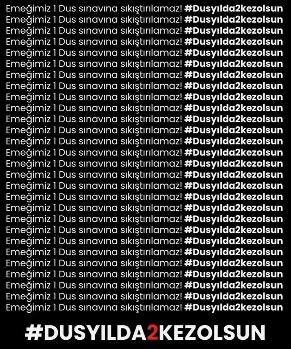 #dusyılda2defayapılsın