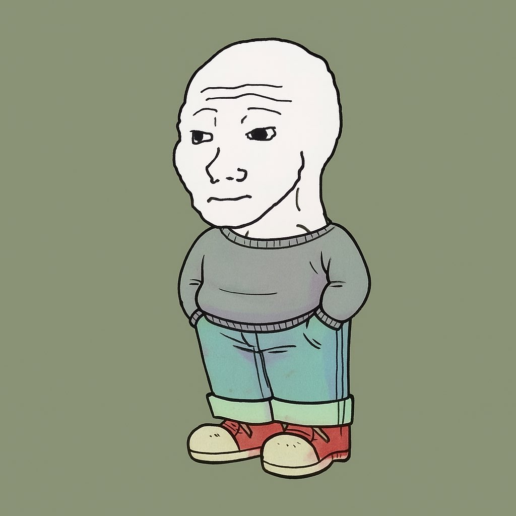 I don’t check charts anymore. I just wait for that cold feeling in my chest that tells me something collapsed. 

$WOJAK