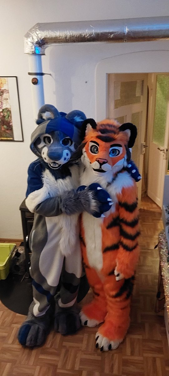 Cute bois 
With <a href="/KhatuLion/">Khatu ❄️</a> 
#FursuitFriday #FursuitEveryday #fursuiter #CuteFursuits