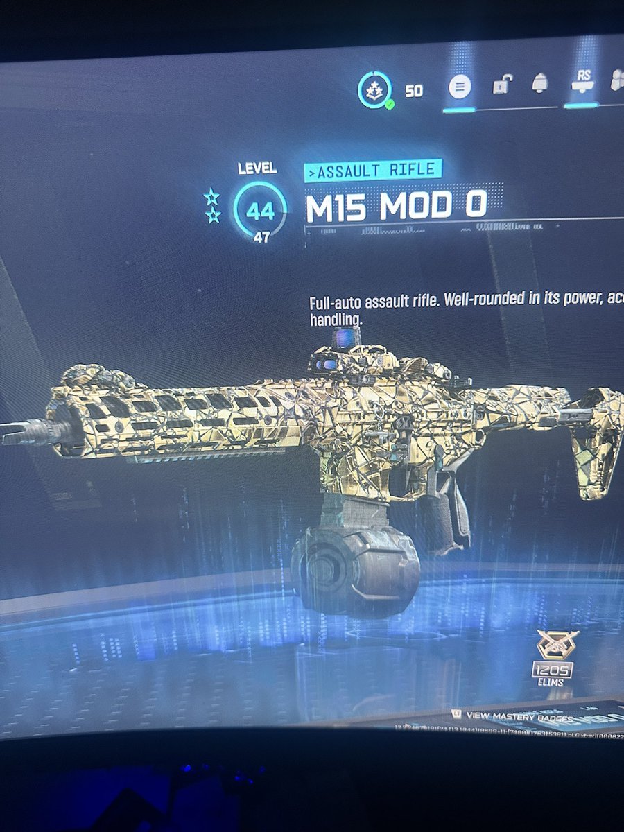My 1st gold AR IN #BlackOps7 the M15