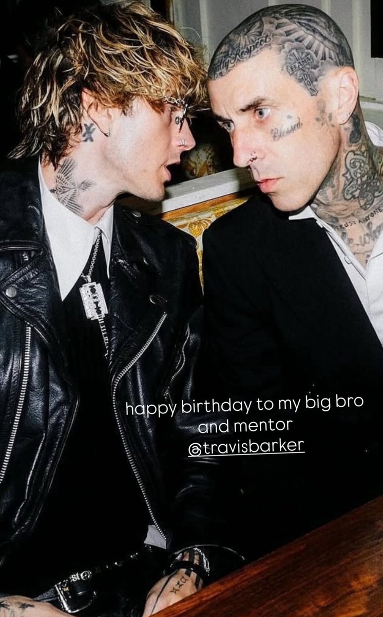lori_l_mclean's tweet image. “happy birthday to my big bro and mentor #travisbarker” ~ #mgk
aww…love this! 😍 #bros4life
