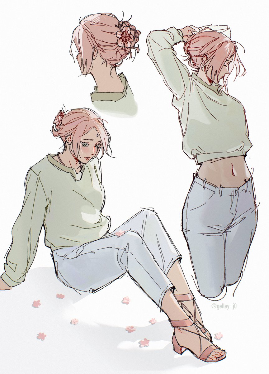 Sakura hair clip 🌸