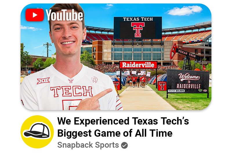 We Experienced Texas Tech’s BIGGEST Game of All-Time

LIVE ON YOUTUBE AT 7PM EST/6PM CT TONIGHT🚨

<a href="/TexasTechFB/">Texas Tech Football</a> // #WreckEm