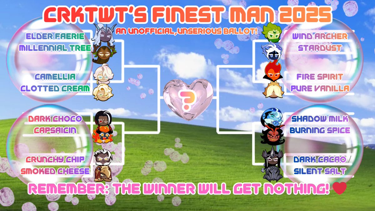 bitter_thunder's tweet photo. Welcome to the first unofficial, unauthorized, not-at-all-serious crktwt’s finest man!
Let’s decide who of all these men is truly the finest!
(maybe the rest of the community will disagree, but whatever. they didn’t vote lol)
🧵👇 https://t.co/O7I4NXzHYo