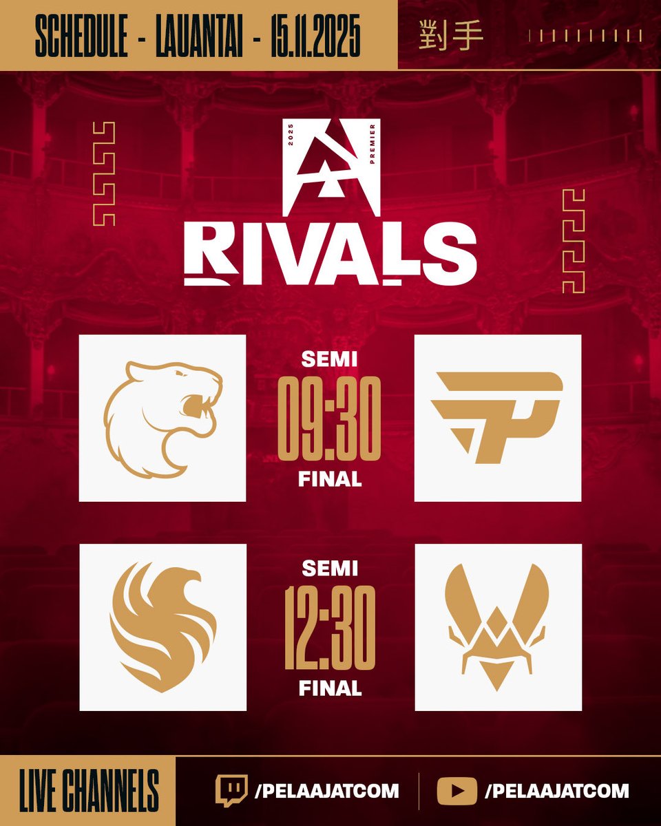 PelaajatCom's tweet image. ✌️Välieräpäivä

⏰09:30
📺twitch.tv/pelaajatcom &amp;amp; Pelcom-tube
🎤 @Oonraimo &amp;amp; @SamppaCS2 

#esportsfi #counterstrike #BLASTPremier