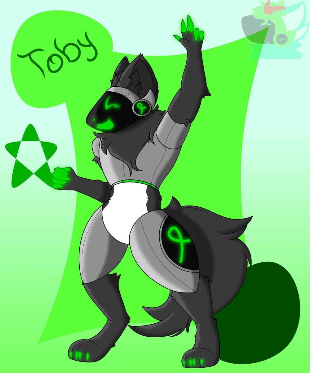 toby_protogen's tweet photo. Mireeeen!! jsjs mosho dibujito todo cute hecho por @JoshGamer_ muchas graciaaaas lo amooo 💚💚
#furryartist #furryfandom #furrycommunity #furry #protogen #protogenfurry #furryprotogen https://t.co/oQRPiBh3hC