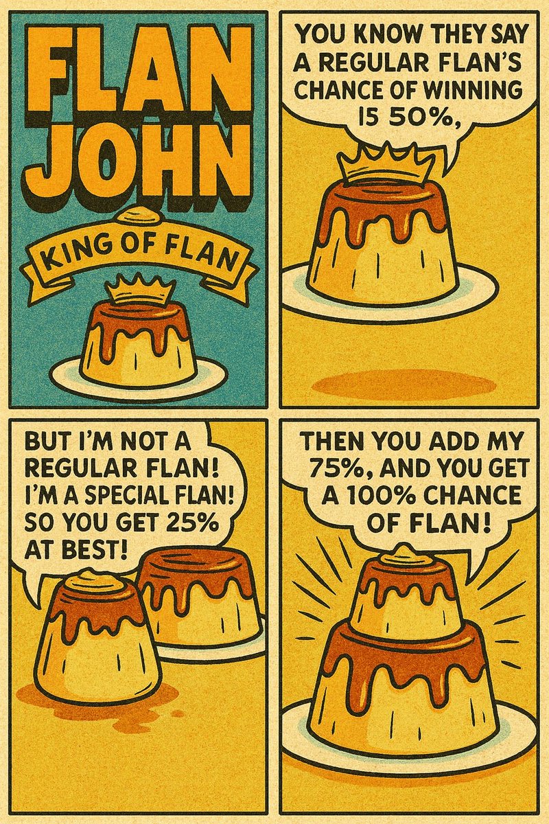 FLAN JOHN 👑 🍮 King of Flan tweet media