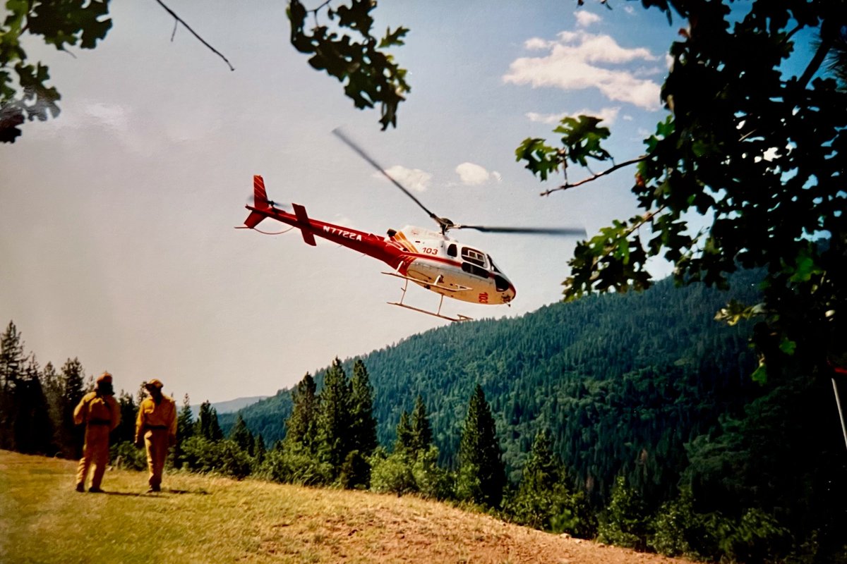 CAL_FIRE's tweet image. CAL FIRE has used aircraft for wildfire suppression since the 1950s. By the early 1970s, we began establishing Helitack bases to strategically position crews and helicopters for rapid, aggressive initial attack.

A foundational step in this evolution was the activation of the…