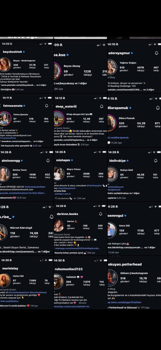 <a href="/Marsilya_E/">marsel</a> Bu da Liste, başka bir arkadaş paylaşmıştı. Ek olarak ben de Beyza Alkoç ve Selin Solaris'i ekledim.