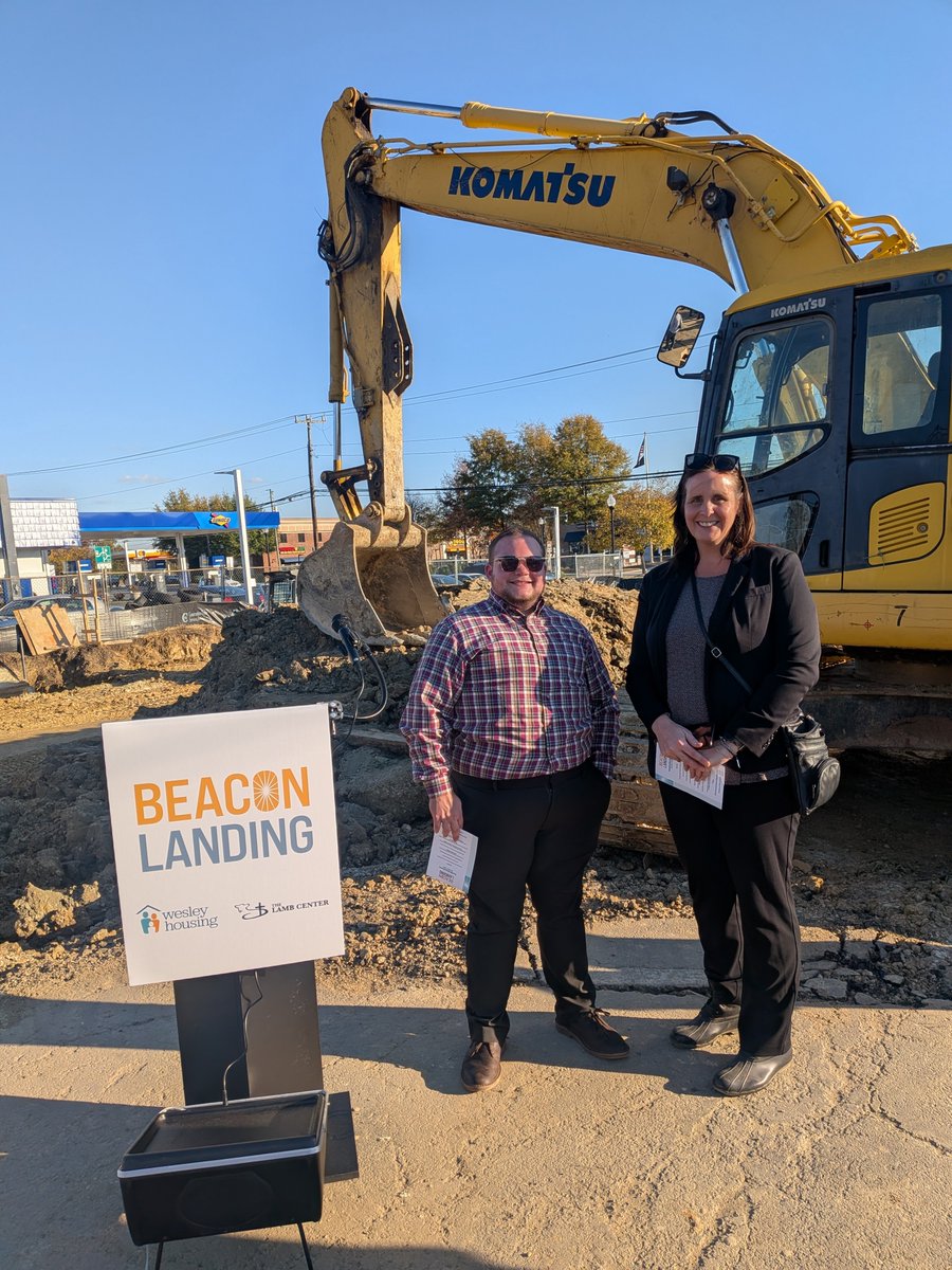 CSHInfo's tweet image. Congratulations to Wesley Housing and the Lamb Center on breaking ground on Beacon Landing! 

This project is a direct outcome of the first Virginia Supportive Housing Institute in 2022. Beacon Landing will be a 54-unit, 100% supportive housing property.

#SupportiveHousing