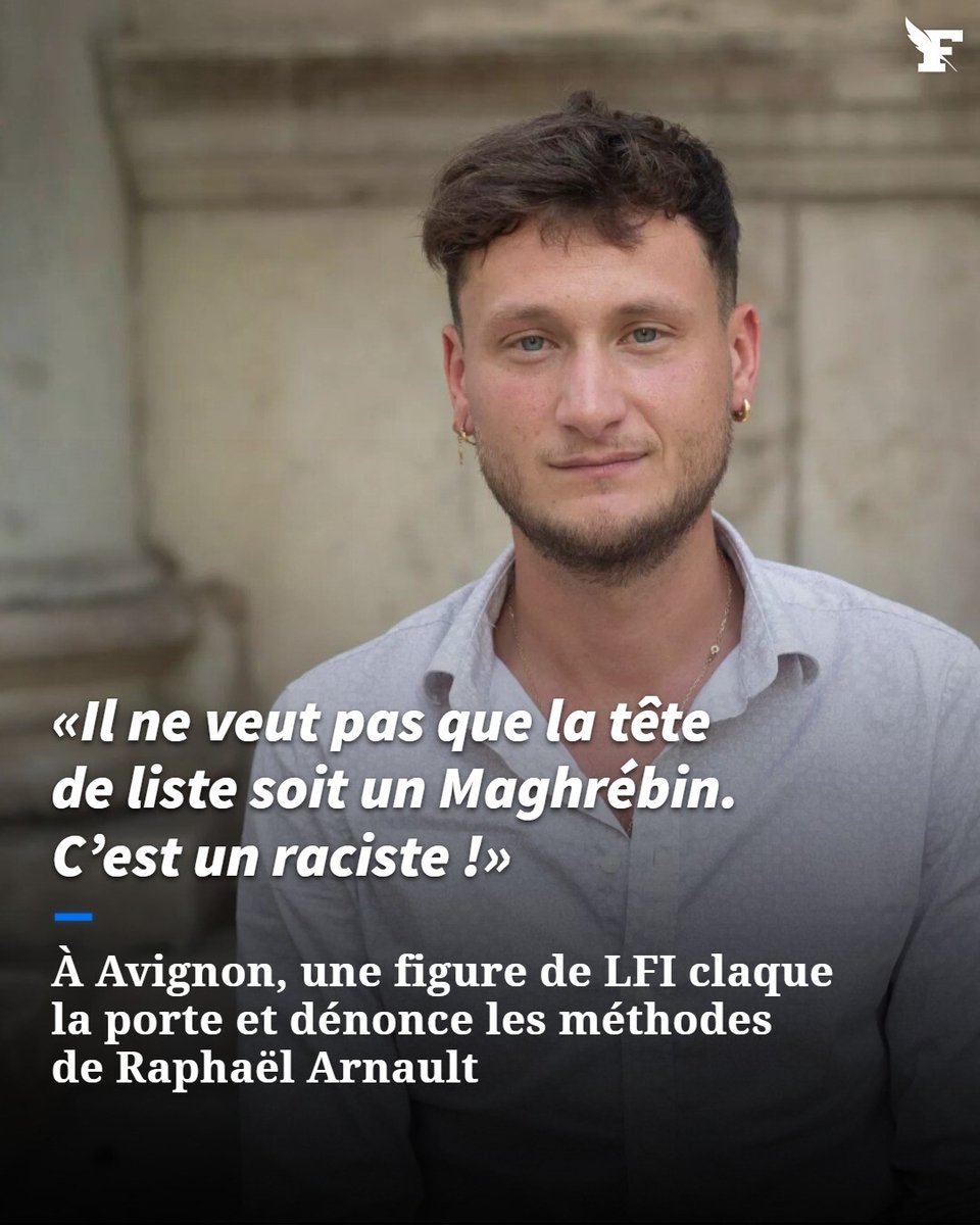 Le_Figaro's tweet image. «Pratiques d’intimidation», «violences verbales» : à Avignon, une figure de LFI, Farid Faryssy, s’est mis en retrait de la France insoumise et charge Raphaël Arnault.→l.lefigaro.fr/KuLL