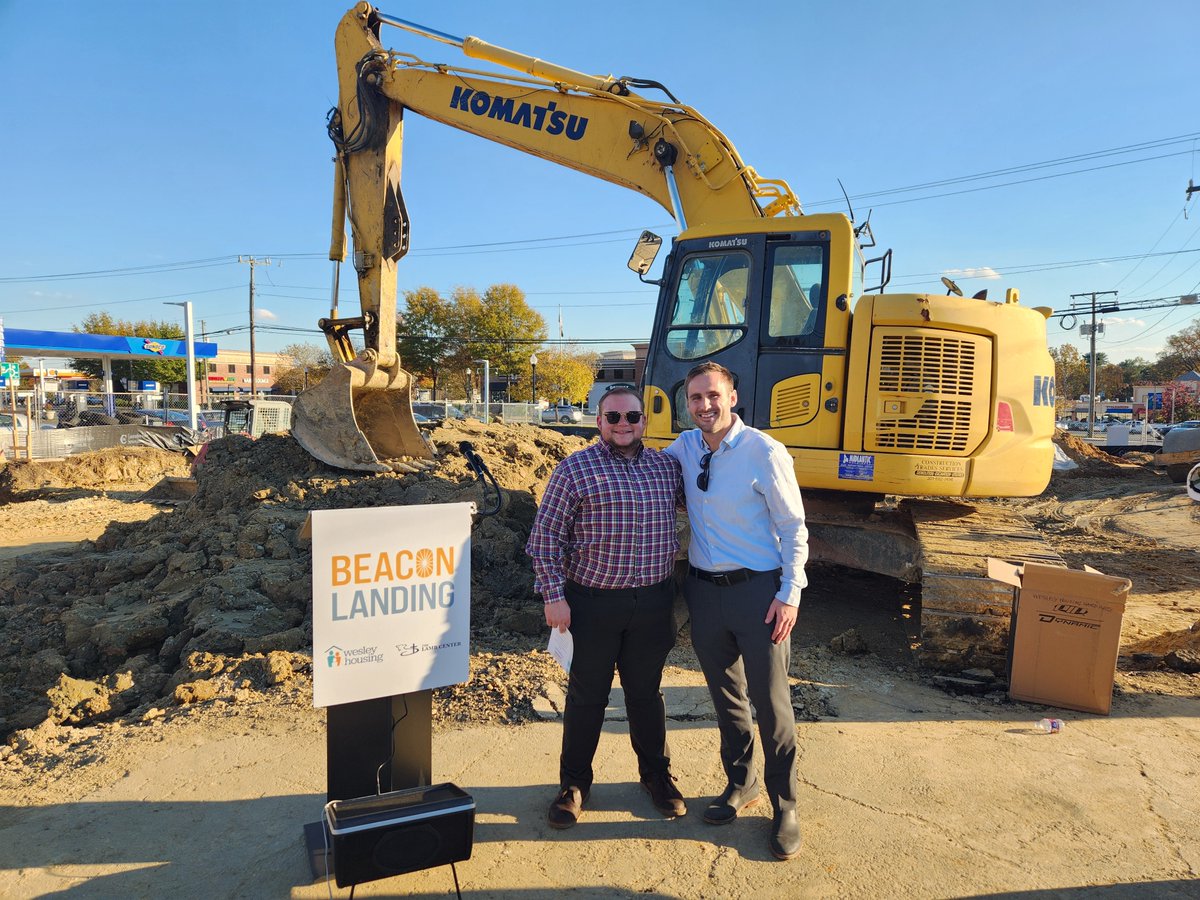 CSHInfo's tweet image. Congratulations to Wesley Housing and the Lamb Center on breaking ground on Beacon Landing! 

This project is a direct outcome of the first Virginia Supportive Housing Institute in 2022. Beacon Landing will be a 54-unit, 100% supportive housing property.

#SupportiveHousing