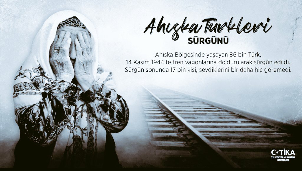 naciyorulmaz's tweet image. Stalin tarafından 81 yıl önce öz yurtlarından sürgün edilen ve sürgünde hayatını kaybeden #AhıskaTürklerini rahmetle anıyoruz. Ruhları şâd olsun

Sürgünü ve sürgünde yitirdiğimiz canları unutmadık, unutturmayacağız

#AhıskaSürgünü
#AhıskaTürkleri
#14Kasım1944
