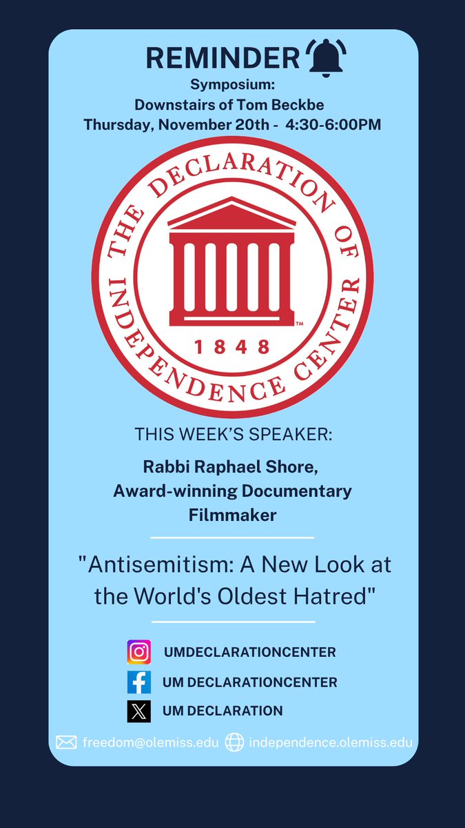 umdeclaration's tweet image. A reminder to join us for our LAST symposium of the Fall 2025 semester! We hope to see some new and returning faces :)