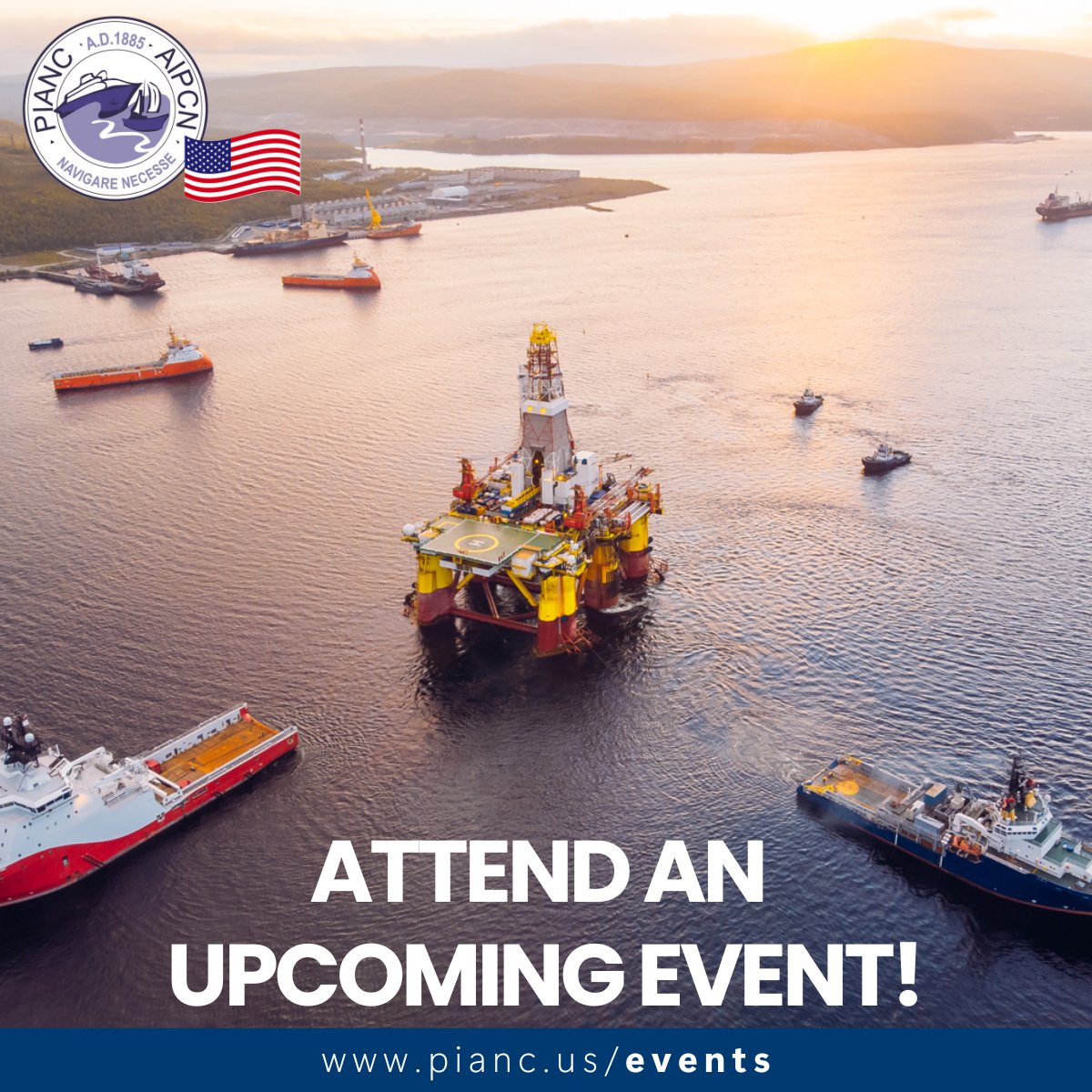 PIANCUSA's tweet photo. Already missing the rush and bustle that Smart Rivers 2025 provided, as you explored new topics and networked with industry leaders? @PIANC1  International has plenty of events on the calendar.

Learn more here: https://t.co/kXMLo70KNV

We hope to see you at an upcoming event! https://t.co/LDIBPOr9Vb